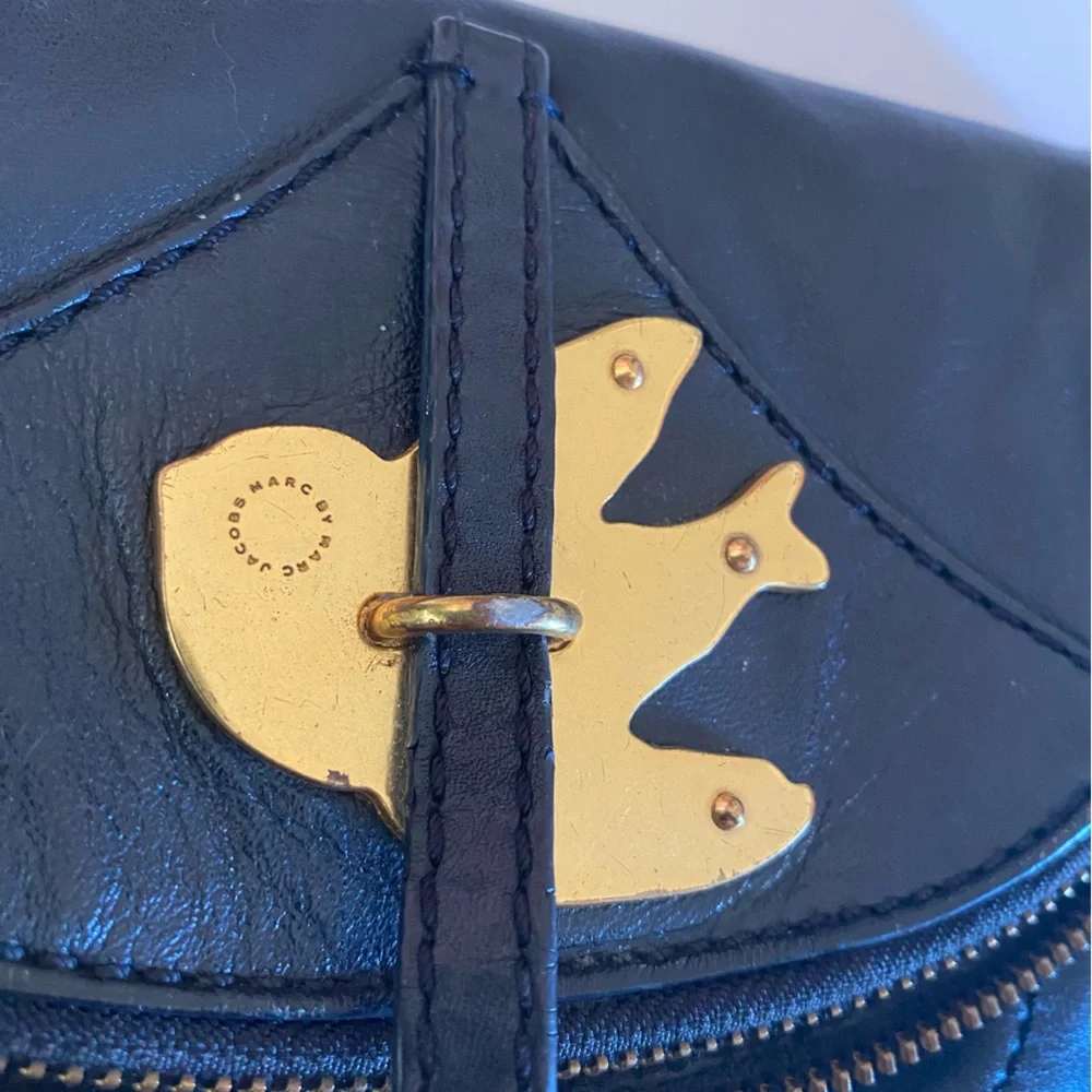 Marc By Marc Jacobs Petal To The Metal Black Cross Body Bag